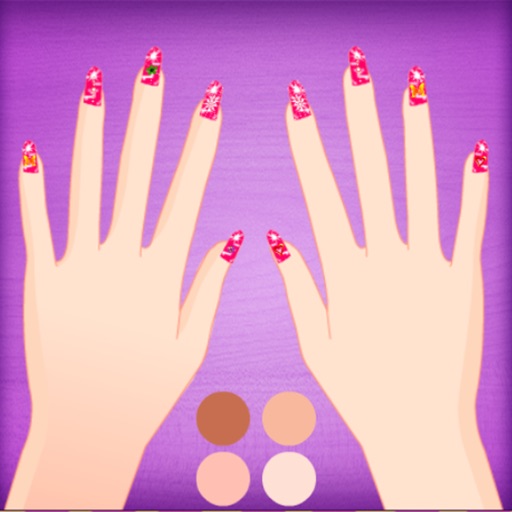 Look on the fingertips-nail salon