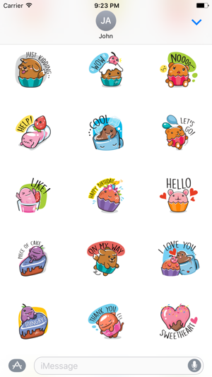 Lovely Cupcake Sticker(圖2)-速報App