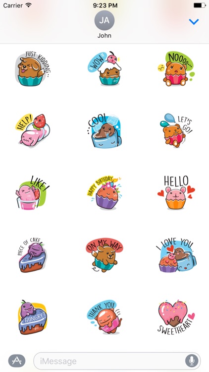 Lovely Cupcake Sticker