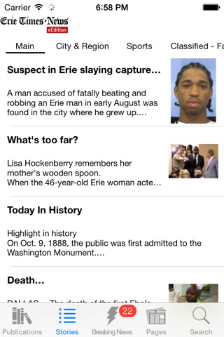 Erie Times-News eEdition screenshot 2