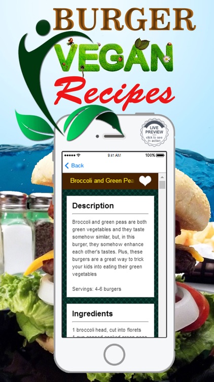 Vegan Burger Recipes - Best Veggie Food screenshot-3