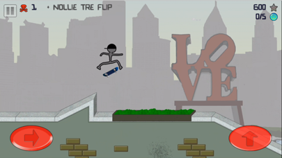 Stickman Skater FREE Screenshot 2