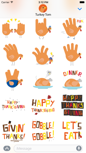 Hand Turkey Stickers(圖5)-速報App