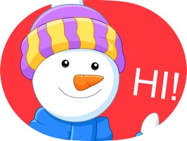 Snowman Emoji - Winter Sticker Pack for iMessage