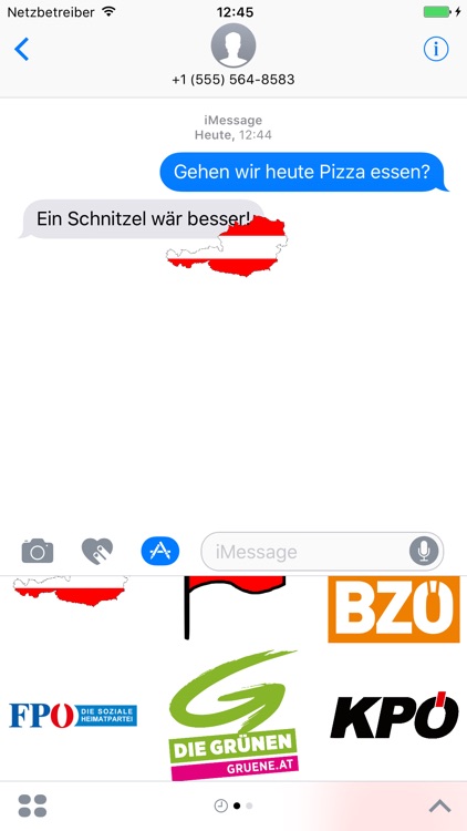 Österreich - das Stickerpack mit Parteilogos