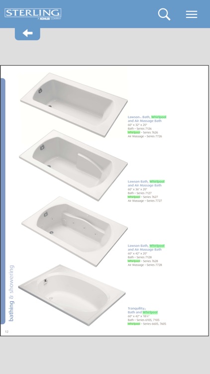 Kohler Canada Sterling Catalogues screenshot-3