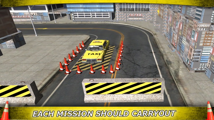 Super Taxi 3D Parking - Virtual Town Traffic Smash