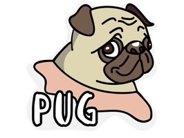It’s finally here… a pug exclusive sticker