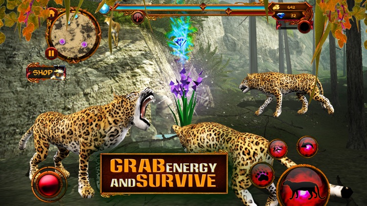 3D Wild Leopard Simulator - Big Cat Attack & Hunt screenshot-3