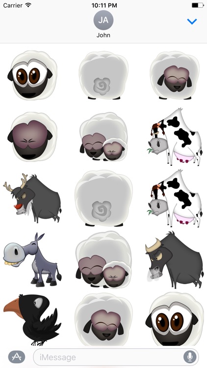 Hay Ewe - Farm friends sticker pack screenshot-3