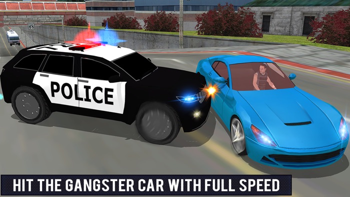 Police Car Gangster Escape Sim