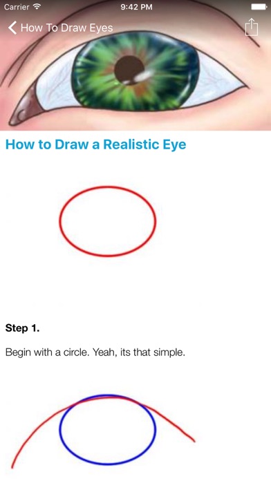 How to cancel & delete How To Draw Eyes - 100% FREE from iphone & ipad 2