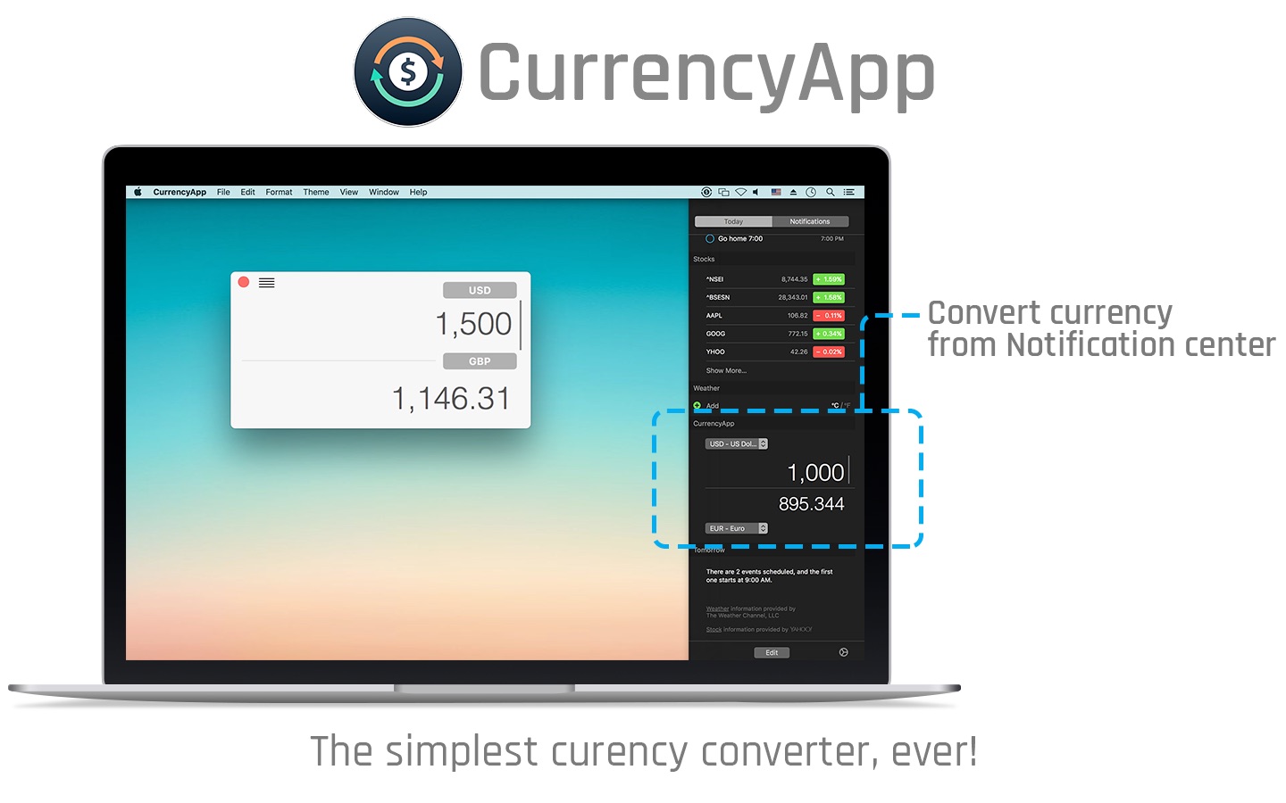 ‎CurrencyApp - Simple Currency Convertor on the Mac App Store