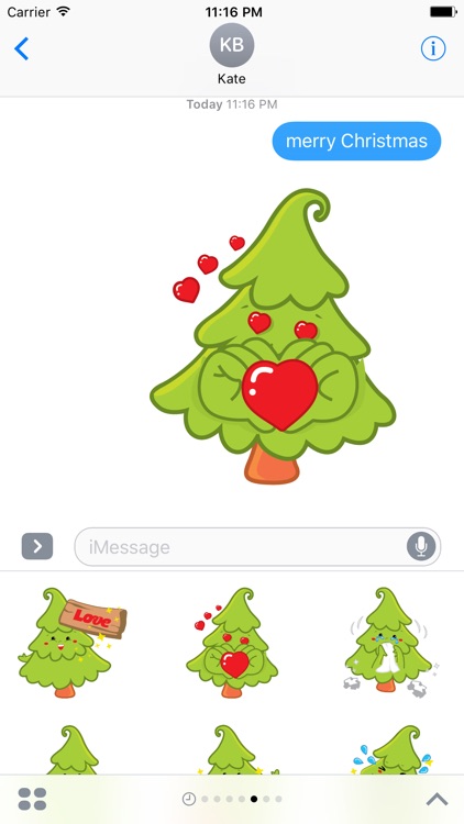 Xmas stickers - Christmas moji