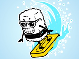 Cute Sushi animated sticker pack