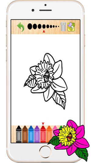 Flower Kids Coloring Books Page Games for Toddlers(圖2)-速報App