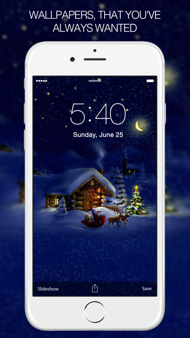 Beautiful Christmas Wallpapers for iPhone 4 (Lite) Screenshot 1