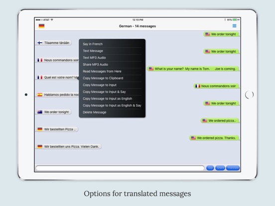 Screenshot #6 pour mText2Speech - Text to Speech