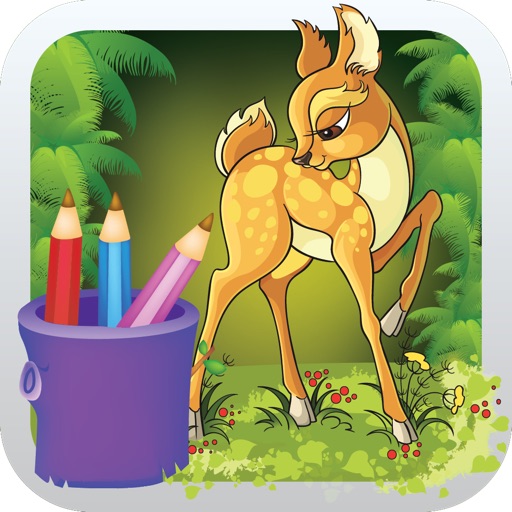 Amazing Deer Coloring iOS App