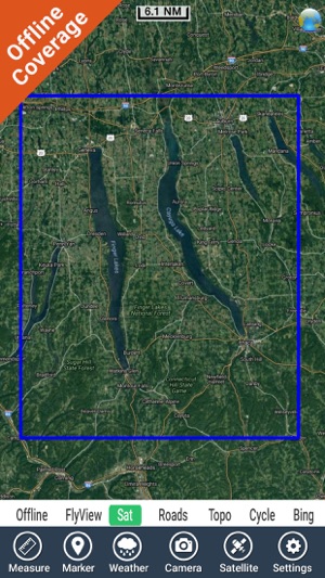 Cayuga - Seneca Lakes New York GPS fishing map(圖5)-速報App