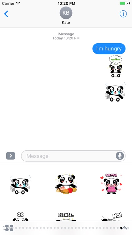 Lovely Panda Sticker screenshot-3