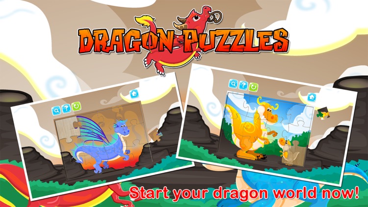 Dragon Jigsaw Puzzles Games for Baby and Toddlers