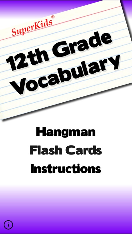 12th Grade Vocabulary