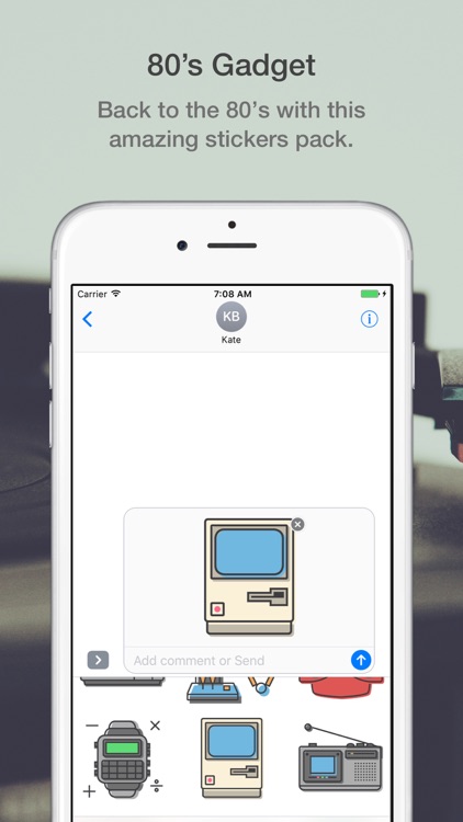 80's Gadget Stickers Pack