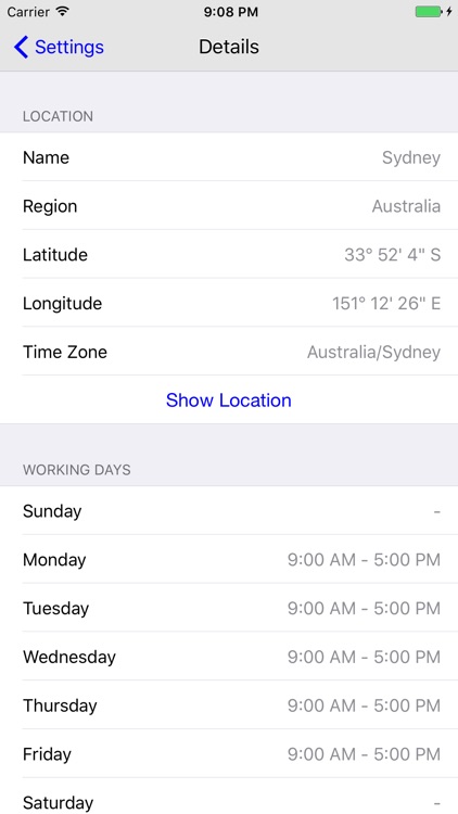 TimeTape Pro - Visual Time Zone Converter screenshot-3