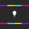 Touch and swipe the screen to move the flying comet carefully through each color bar