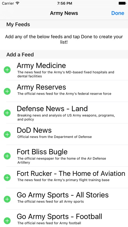 Army News - A News Reader for Members, Veterans, and Family of the US Army screenshot-4