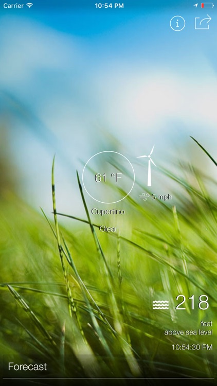 Hyper Local Weather & Accurate Elevation