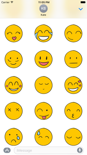 Smiley Stickers for iMessage - emoji,emoticon,icon(圖3)-速報App