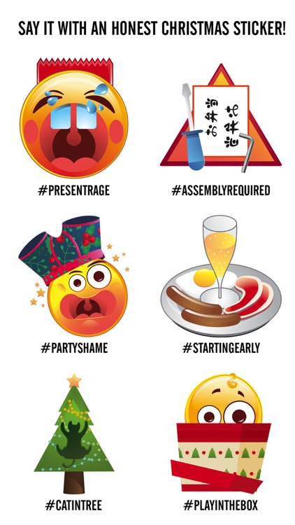 Honest Christmas Stickers