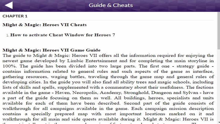 PRO - Might & Magic Heroes VII Game Version Guide