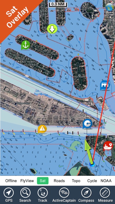 Marine & Lake : California Fishing chart Navigator screenshot 3