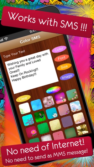 Color SMS - Send Text Messages, Fun for iMessage(圖2)-速報App