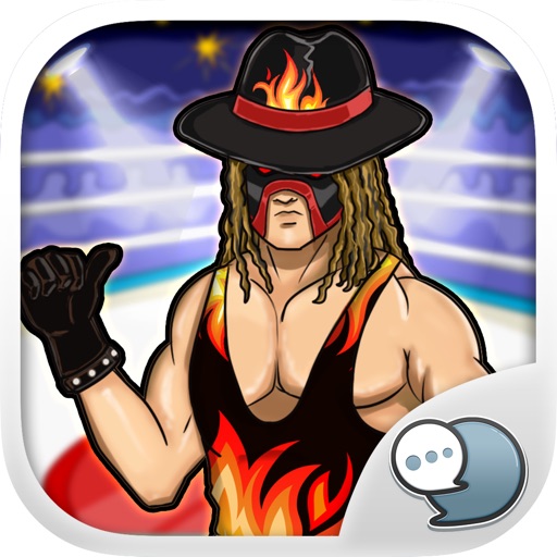 Wrestlers Emoji Stickers Keyboard Themes ChatStick iOS App