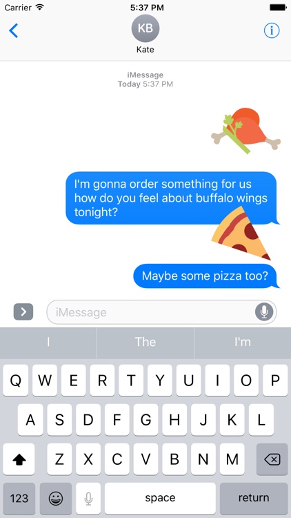 Fast Food Stickers Pack for iMessage screenshot-3