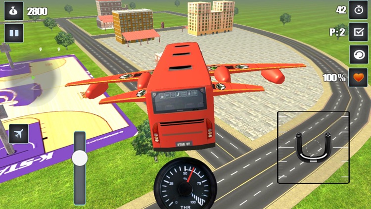 Modern Flying Bus Simulator