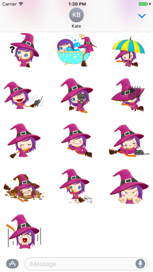 Little Witch - Cute witch stickers(圖3)-速報App