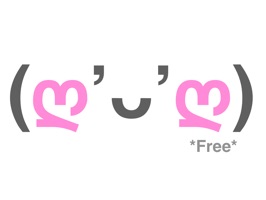 You can try 20 simple & casual stickers from "Color Kaomoji Selection"