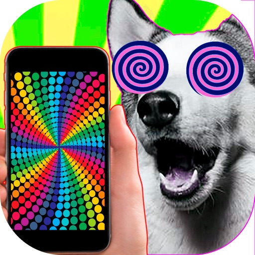 Hypnosis for dogs and cats optical illusions prank iOS App