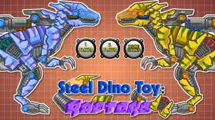 Screenshot 1 Steel Dino Toy：Mechanic Raptors - 2 player game iphone