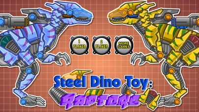 How to cancel & delete Steel Dino Toy：Mechanic Raptors - 2 player game from iphone & ipad 1
