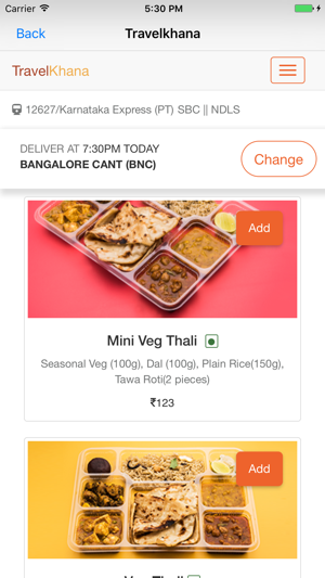 TravelKhana - Train Food Service(圖4)-速報App