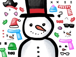 Build a Snowman Sticker Set