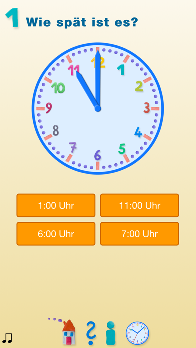 How to cancel & delete Wie spät ist es?  - Uhrzeit lernen from iphone & ipad 1