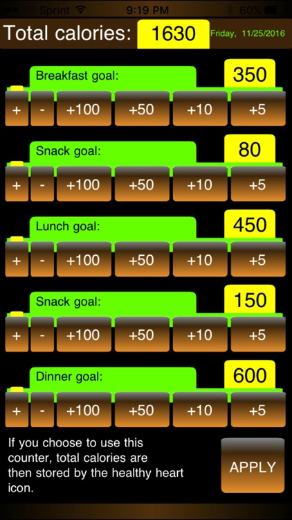 CheckOff Diet Tracker