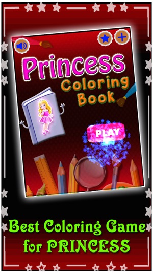 Princess Coloring Book For Kids & Adults